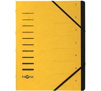 [40058-05] PAGNA Trieur "Sorting File", 7 compartiments, jaune