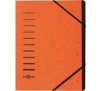 [40058-12] PAGNA Trieur "Sorting File", 7 compartiments, orange