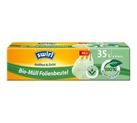 swirl® Lot de 6 sacs poubelle biodégradables 35 l 540 x 700 mm