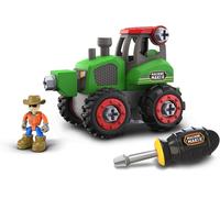 40071 Véhicule Ferme Ligne Stem Tracteur Avec Figurine 20 Cm