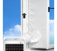 400cm Joint de Fenêtre pour Climatiseur Mobile, Kit Calfeutrage Climatiseur, Tissu Calfeutrage Fenêtres pour Portable Air Conditioner et Sèche, Fonctionne avec Toutes Unités Climatisation Mobiles