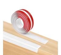 400cm Protection des Bords Auto-AdhéSif,éPais Protection d'Angles Et Rebords,Epaissir Mousse Antichoc Sécurité,Protection Mousse Sécurité pour Tables et Coins de Meubles Pare-Chocs Bandes(2 cm-Blanc)