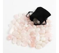 400g Pierre Precieuse Pierre Lune Ensemble de Cristaux de Guérison Naturels Poches Cordon,Naturelle Pierres Précieuses Cristal de Roche pour Guérison,Méditation,Cadeau Spirituel(Quartz rose)