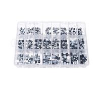 400pcs 24 Values 16V-50V 1uF-1000uF SMD Aluminum Electrolytic Capacitor Assorted Mixed Box kit NWPNLXEA