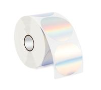 400pcs Étiquettes Thermiques Holographiques, Autocollants Thermiques Auto-Adhésives Prime Étiquettes Thermiques pour Code QR Conception de Logo Nom Étiquette de Prix (5x5cm)