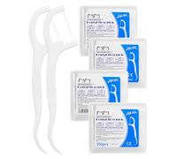 400PCS Fil Dentaire Porte Fil Dentaire avec Manche dental floss cure dent Plastique 4 Boîte Fils Interdentaires fourchette interdentaire