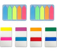 400pcs Marque Page Adhésif Autocollantes Onglets D'index Étiquettes D'index Marqueurs Adhésifs Multicolore Fournitures Papeterie Scolaires Bureau[X615]