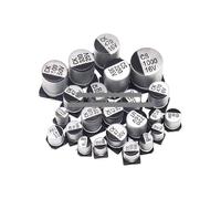 400pcs SMD Aluminum Electrolytic Capacitor Assortment Kit 24Values 1UF-1000UF 6.3V-50V Capacitance Sample Set with box NWPNLXEA