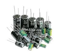 400V 1uf 2.2uf 3.3uf 4.7uf 6.8uf 8.2uf 100uf 22uf 33uf 47uf 68uf 82uf Aluminum Electrolytic Capacitor 400WV 400vdc 400v4.7uf MQXFCZUX(400v 33uf 10pcs)