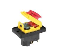 400V 7 Pins Electromagnetic Switch Starter On Off 15A With Protection Cover Momentary Reset Push Button YCZ4-A NWPNLXEA