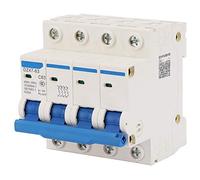 400V DZ47-63 Disjoncteur 4P 63A 6KA Disjoncteur Miniature à Courant Surcharge Court-Circuit Protection pour Lignes de Distribution D'éclairage Résidentiel