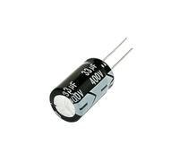 400V33uf 13x20mm Aluminum Electrolytic Capacitor 400v 33uf 33uf400v 400v33mf 33mf400v 400v33MFD 400wv 400vdc 33mf 33MFD 47uf EKFBQBGW(400v22uf 10x17 10pcs)