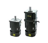 400W AC 110V 220V 50Hz 60Hz 120mm Flange Induction Asynchronous Reducer Gear electronic starter With High Torque And 5 to 1400rpm IDGTTLDF(110v,155rpm)