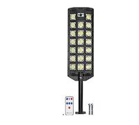 400W lampadaire solaire extérieur 520LED 20000 Lumens capteur de mouvement Super lumineux étanche IP66 for cour Garage jardin lampe solaire - Ajuster la luminosité(520LED)