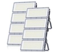 400W Projecteur LED Extérieur - 2PACK 40000LM Lumineux Spot LED Extérieur avec Transformateur, Projecteur Exterieur Blanc Froid 7000k, IP67 Étanche Eclairage Exterieur pour Garage, Stade, Usines