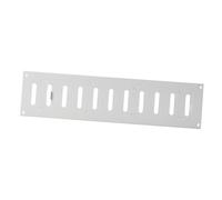 400x100mm Blanc Grille réglable/Grille de ventilation coulissante en Métal