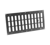 400x200mm Galvanisée Grille d'aération en tôle d'acier - En Europlast