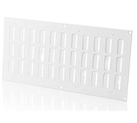 400x200mm Grille de Ventilation Blanche Réglable - Grilles d'aération en Métal