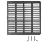 400x400mm Métal Galvanisé Grille de Ventilation - Grille D'aération avec Moustiquaire
