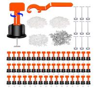 401 Pièces Rotatif Niveleur Carrelage Croisillon Carrelage Autonivelant Croisillon Autonivelant 2mm /3mm/1.5mm Cale Carrelage Croisillon Autonivelant Croisillon Carrelage Kit Joint Carrelage