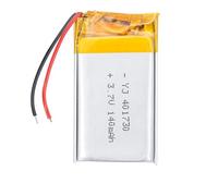 401730 140 mAh 3,7 V 1 pièce