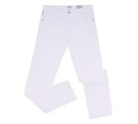 4017S pantalone classico bimba ARMANI JUNIOR jegging bianco pant trouser kid