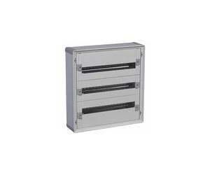 401803 Legrand Tableau de distribution isolant XL3 160-3 rangées de 24 modules - Tout modulaire prêt à l'emploi