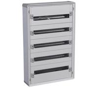 401805 Legrand Tableau de distribution isolant XL3 160-5 rangées de 24 modules - Tout modulaire prêt à l'emploi