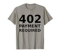 402 Paiement requis - Conception du développeur de Code d'état HTTP T-Shirt