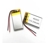 402035 250mAh 3,7V 1 PIÈCES(402035-250mAh(Wired))