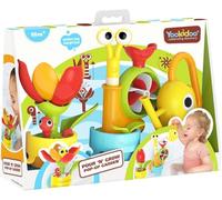 40218 - YOOKIDOO Jardin Éphémère - Jouet Bain bébé sur Le thème du Jardin- Jeu Bain et Douche - Arrosoir, Escargot, Fleurs - Cadeau bébé dès 18 Mois