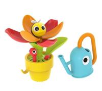 40221 - YOOKIDOO Pot de Fleur- Jouet Bain bébé Thème du Jardin - Jeu Bain et Douche - Arrosoir, Fleur, Jeu d'eau- Cadeau bébé dès 18 Mois