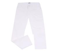 4027S pantalone classico bimba ARMANI JUNIOR bianco cotone pant trouser kid