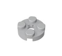 4032 Plaque Circulaire Ronde 2x2 avec Trou d’Axe Type 1 (+ Ouverture) 50 Pièces GDS-609 Compatible avec Lego Briques de Construction Couleur:Grigio bluastro Chiaro 194