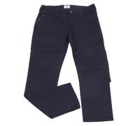 4037S pantalone classico bimba ARMANI JUNIOR blu cotone pant trouser kid