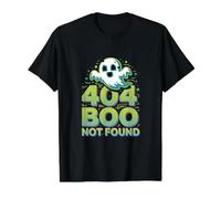 404 Boo Not Found Ghost Halloween Humour T-Shirt Graphique avec Valeur, Homme, Noir, M