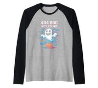 404 Boo Not Found Humour fantôme d'halloween Manche Raglan