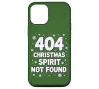 404 Christmas Spirit Not Found - Humour Tech Holiday Coque pour iPhone 12/12 Pro