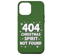 404 Christmas Spirit Not Found - Humour Tech Holiday Coque pour iPhone 12 Pro Max