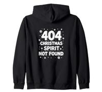 404 Christmas Spirit Not Found - Humour Tech Holiday Sweat à Capuche