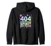 404 Christmas Spirit Not Found - Humour Tech Holiday Sweat à Capuche