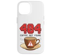 404 Coffee Not Found Funny Tech Programmer Meme Design Coque pour iPhone 14