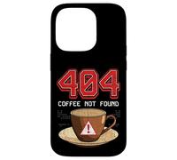 404 Coffee Not Found Funny Tech Programmeur Meme Grunge Coque pour iPhone 14 Pro