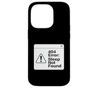404 Error Sleep Not Found Funny Fired Coder Design Coque pour iPhone 14 Pro