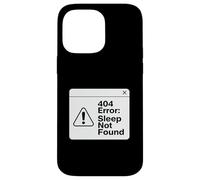 404 Error Sleep Not Found Funny Fired Coder Design Coque pour iPhone 14 Pro Max