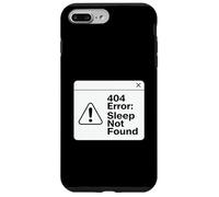 404 Error Sleep Not Found Funny Fired Coder Design Coque pour iPhone 7 Plus/8 Plus
