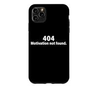 404 Motivation Not Found Aucune Motivation Paresseux Coque pour iPhone 11 Pro Max