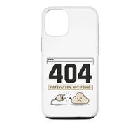 404 Motivation Not Found Retro Internet Humour Coque pour iPhone 12/12 Pro