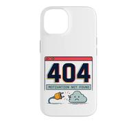 404 Motivation Not Found Retro Internet Humour Coque pour iPhone 14