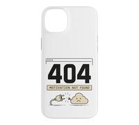 404 Motivation Not Found Retro Internet Humour Coque pour iPhone 14 Plus